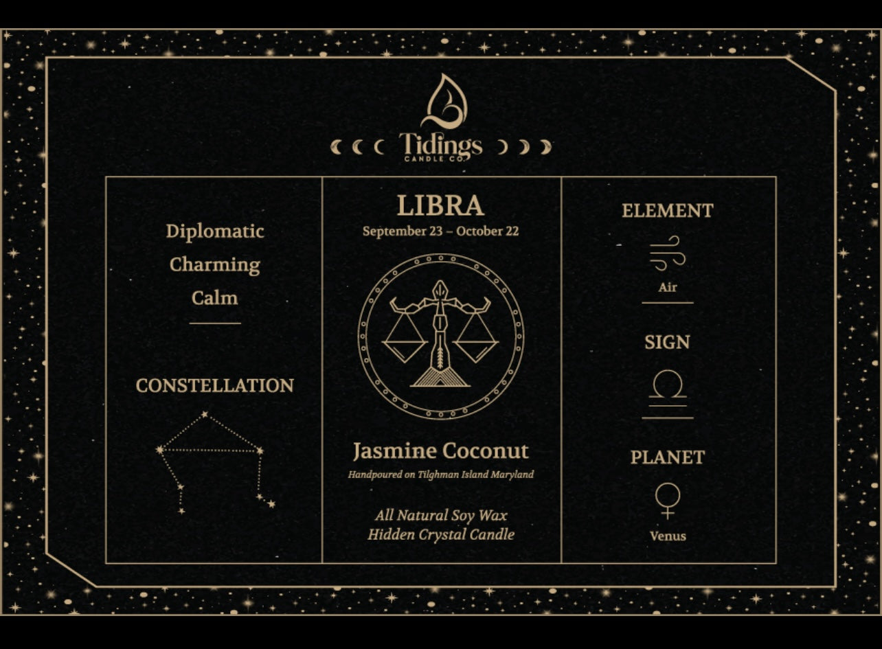 Astrology Hidden Crystal Candles