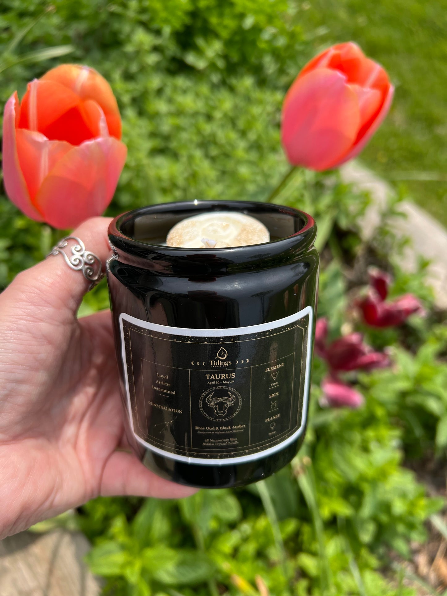 Astrology Hidden Crystal Candles