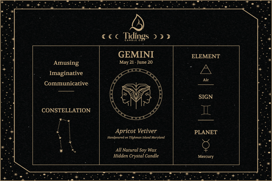 Astrology Hidden Crystal Candles