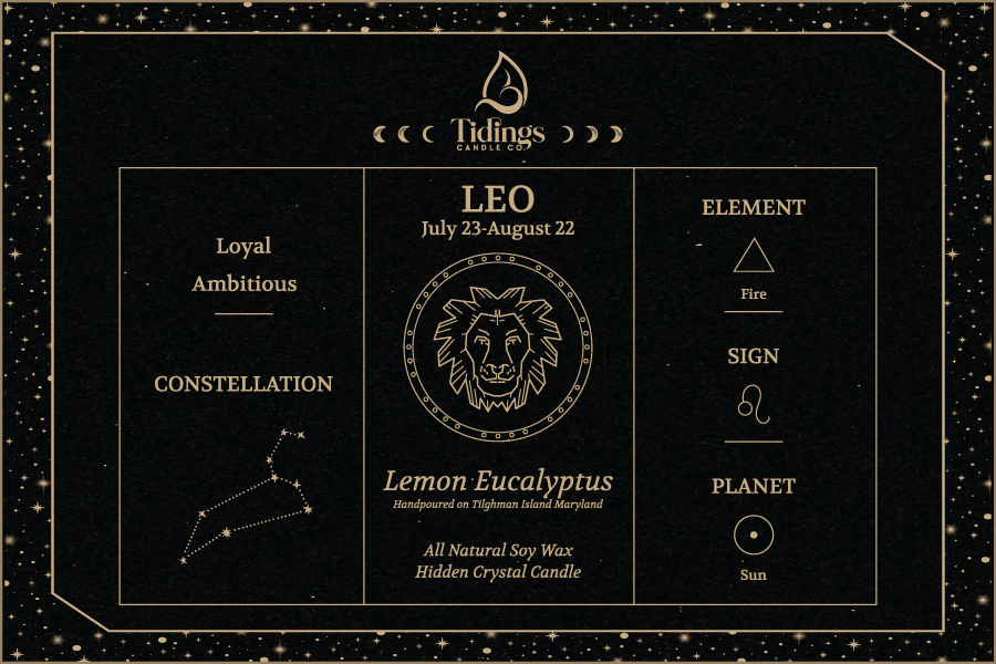 Astrology Hidden Crystal Candles