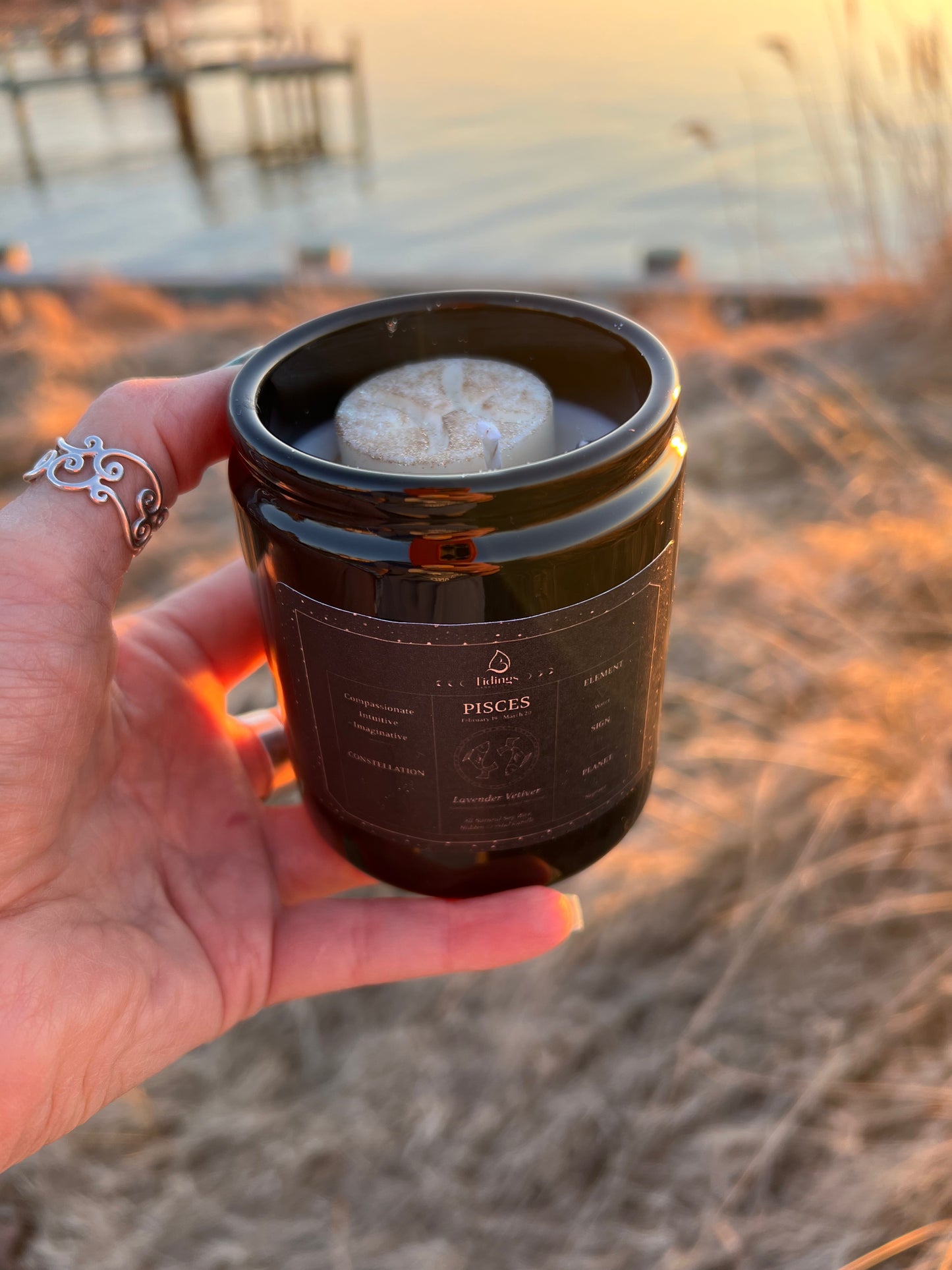 Astrology Hidden Crystal Candles