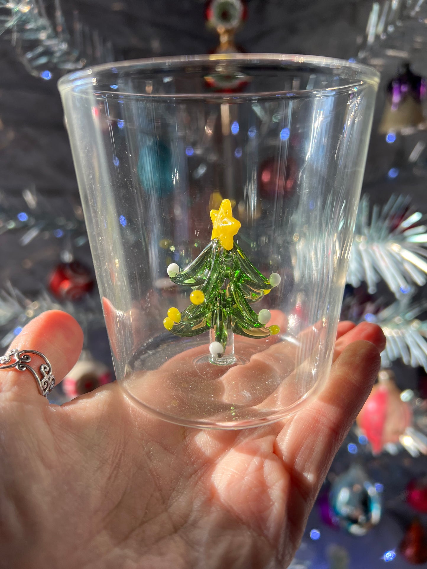 Ho Ho Ho for the Holidays in Hidden Glass Figural Mug